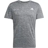 Adidas Functioneel shirt 'Own The Run' grijs gemêleerd / offwhite