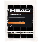 Head Racket Prime Tour Tennis Overgrip 12 Units Zwart