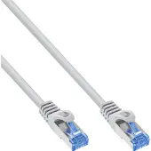 InLine Patchkabel, Cat.6A, S/FTP, TPE (LSZH), CCA, wit, 1,5 meter