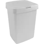 Sunware - Delta prullenbak klep 25L wit - 32,3 x 28,1 x 45,2 cm