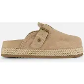 Warmbat Warrego Slippers beige Suede Maat 37