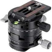 Leofoto G2 Geared Panning Clamp + Np-60 Snelkoppelingsplaatje