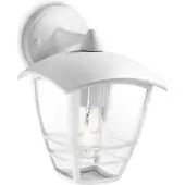 Philips Creek wall lantern white 1x60W 230V