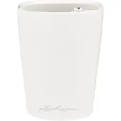 Lechuza Mini Deltini Tafel bloempot Wit hoogglans