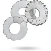 Vuxen - Bonemaker Cockring Set - Transparant
