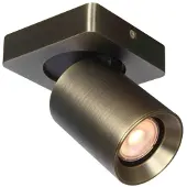 Artdelight Plafondlamp Megano 1-lichts antiek brons