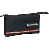 Big Buy Cooking Pennenetui met 3 vakken El Ganso Zwart 22 x 12 x 3 cm
