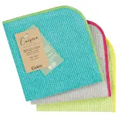Cawö Vaatdoek Uni Turquoise Pistachio (Set van 3)