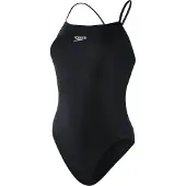 Speedo Vrouwen Eco+ Thinstrap 1 Stuk Zwempak Zwart || Maat: 36 FR