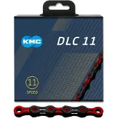 Kmc DLC11 118 Link 11V Black Red Chain