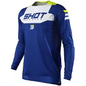 Shot Contact Chase Long Sleeve Jersey Blauw 2XL Man
