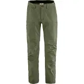 Fjällräven - Abisko Hybrid Trail Trousers - Trekkingbroek 56 - Long, olijfgroen