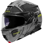 Schuberth C5 Globe Grijs Zwart Systeemhelm Maat 3XL