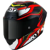 Kyt NZ-Race Carbon Stride, integraalhelm ,Rood/Wit/Zwart ,S