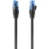 Aisens A135-0851, 15 meter, Cat6, U/UTP (UTP), RJ-45, RJ-45, zwart