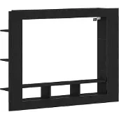 vidaXL TV Kast 152 x 22 x 113 cm Zwart eiken Bewerkt hout