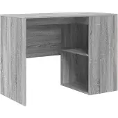 vidaXL Bureau Grijs Sonoma Bewerkt hout 102 x 50 x 75 cm