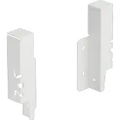 Hettich ArciTech Set achterwandverbinder 126mm wit links/rechts
