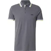 BOSS Shirt 'Paddy' geel / donkergrijs / wit