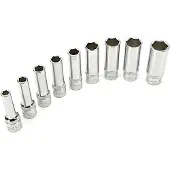 AOK 9 Delige 1/2 inch Super Grip Lange Doppenset