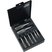 Volkel handtap-set, UNC 1/4 - 3/4 inch, 8 delig