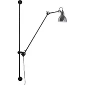 DCW éditions Wandlampe , 214 Round, Zwart, Woonkamer, Metaal, Designer