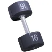 Lifemaxx Ronde PU Dumbbell - Per Stuk - 50 kg