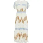 We fashion Blousejurk blauw / bruin / wit
