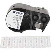 Brady M5-118-499 nylonweefsel labels zwart op wit 25,4 mm x 9,53 mm (origineel)