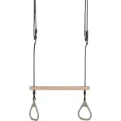 DICE houten ringtrapeze pastelgroen