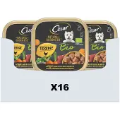 Cesar 16x Natural Goodness Alu Paté Kip Bio 100 Gr