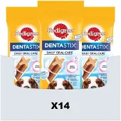 Pedigree 14x Dentastix Hondensnacks Medium Single 5-pack 128 gr