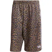 Adidas Originals Broek 'Leo Oversized' bruin / grijs / zwart / wit