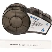 Brady M21-500-7425 tape polypropyleen | zwart op wit | 12,7mm x 6,40m