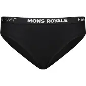 Mons Royale - Women's Folo Merino Briefs - Merino-ondergoed S, zwart