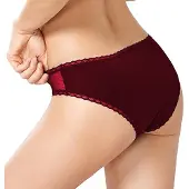 Swaens Bamboo Underwear Maxi - wijnrood