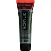 Royal Talens Amsterdam acrylverf - 120 ml - olijfgroen donker 622