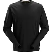 Snickers Workwear 2496 T-shirt met Lange Mouwen Zwart maat M heren
