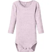 Name it Rompertje/body 'NBFKab' roze gemêleerd