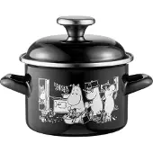 Muurla Moomin geëmailleerde pan hoge deksel 1,5 L Kitchen