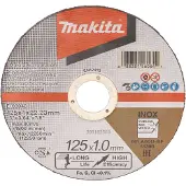 Makita E-03040-12 Doorslijpschijf RVS A60U | 125 x 22,23 x 1,0 mm | 12 stuks