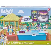 Bluey Pool Time Playset (90204) Dollhouse Blauw Kinderen