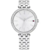Tommy Hilfiger Analoog horloge 'NATALIE' marine / rood / zilver / wit