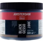 Taidepiste Gesso 3007 Medium Black 500 ml 1 stuk