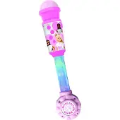 Barbie Trendy Verlichtingsmicrofoon met luidspreker (aux-in), melodieën en geluidseffecten