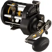 Penn Fathom Ii Level Wind Trolling Reel Zwart 20