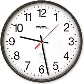Peweta Radiografische wandklok, ø 300 mm, zwart