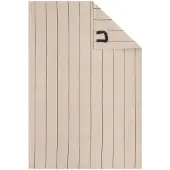 Cawö Theedoek Nature Stripes Linen (Set van 4)