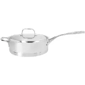 Demeyere Atlantis 7 Outdoorpan met deksel roestvrij staal Ø24 cm