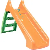 No name Paradiso Toys kleine glijbaan groen/oranje 1,24m